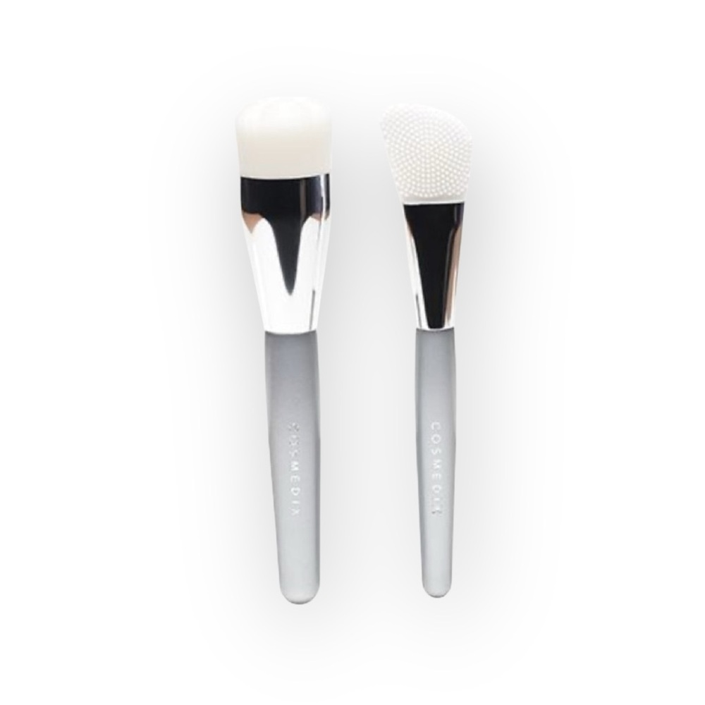 new Cosmedix ㋛ Spa Day Skincare Brush Set ㋛ 2 Precision Brushes ㋛ Self Care ㋛